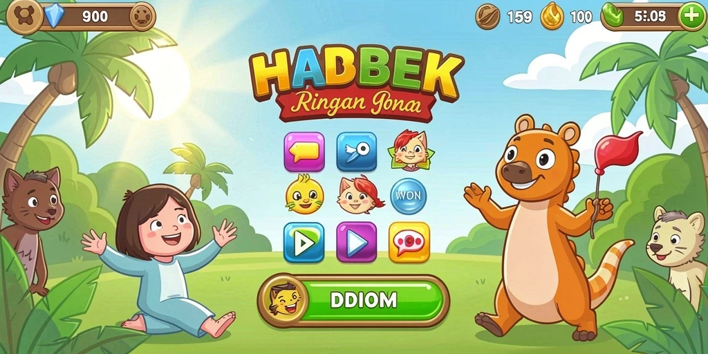 Fitur interaksi sosial yang membuat permainan lebih hidup.