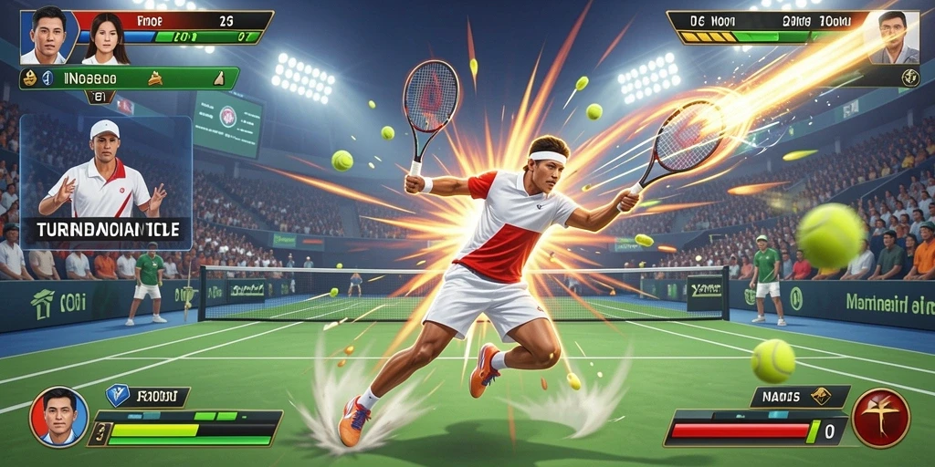 Pengguna berinteraksi dalam mode multiplayer seru.