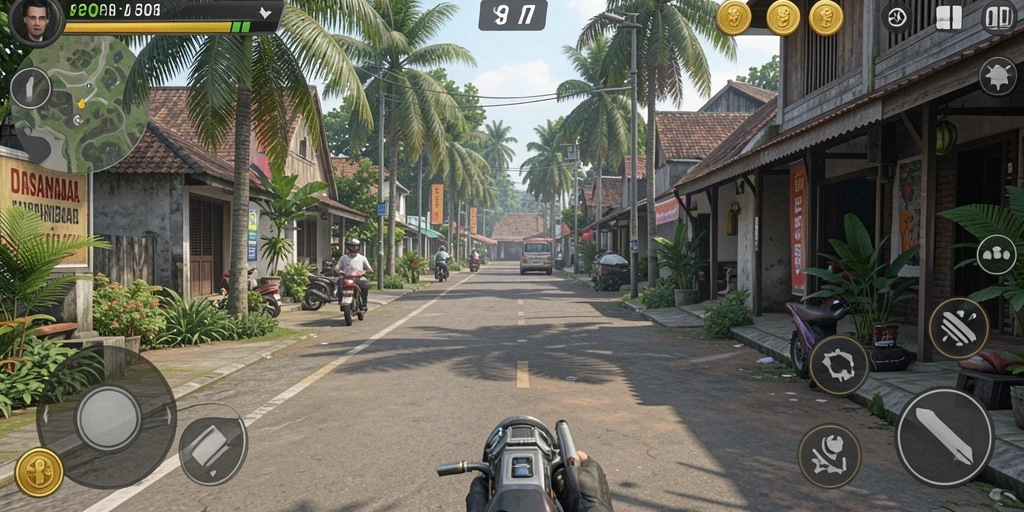 Kompetisi seru dengan teman dalam mode multiplayer.