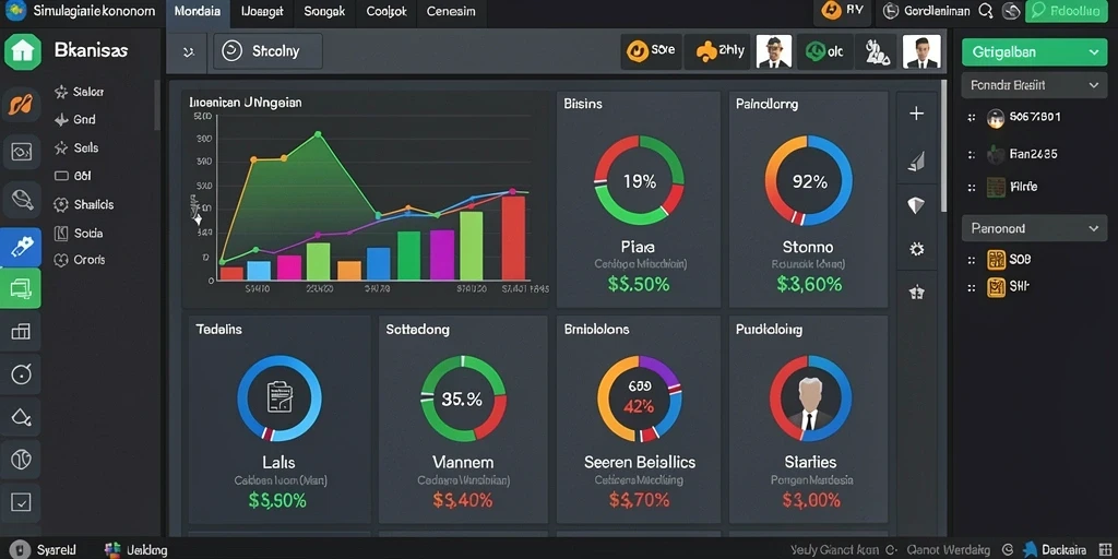 Leaderboard yang menunjukkan peringkat pemain secara real-time.