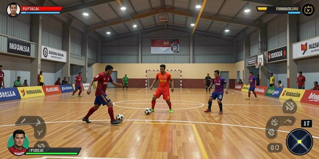 Gambaran grafik yang memukau dari level baru.