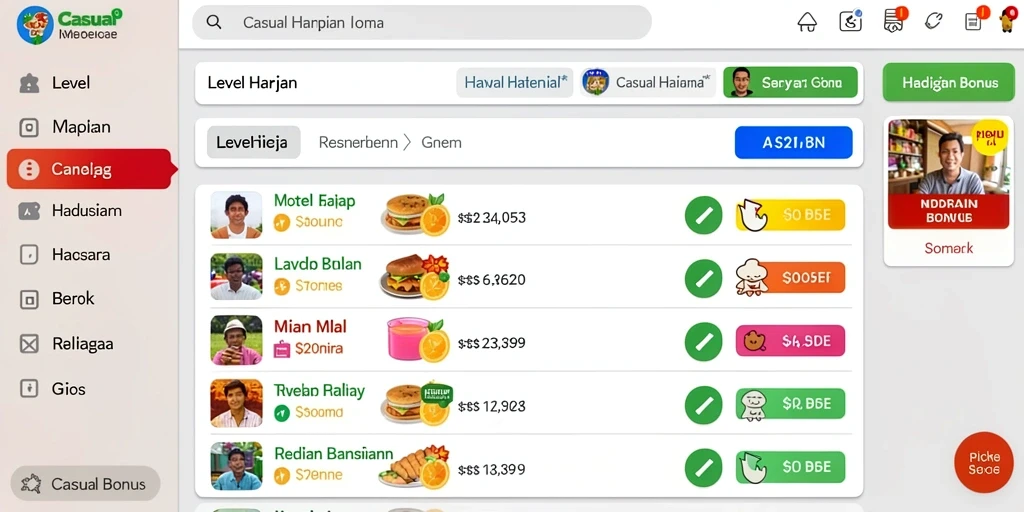 Pemandangan grafik yang indah dan detail.
